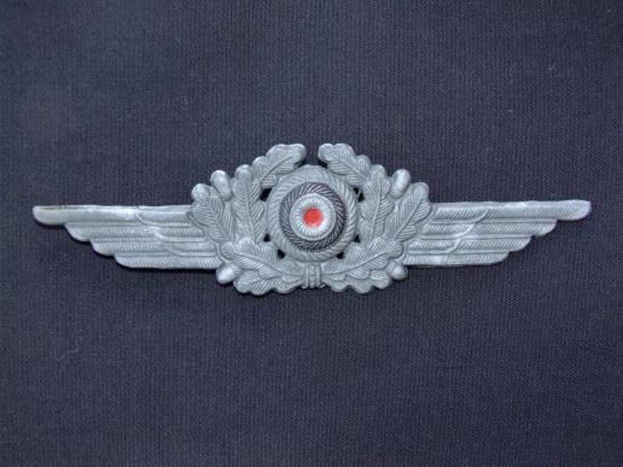 Luftwaffe Man's/ NCO Cap Insignia