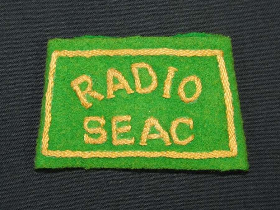 Radio SEAC (South East Asia Command) Cloth Slider