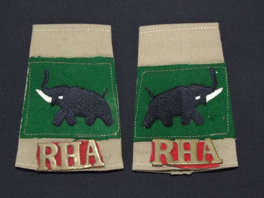 Shoulder Slips to the 31st Indian Armoured Division, 14th Battery Roya