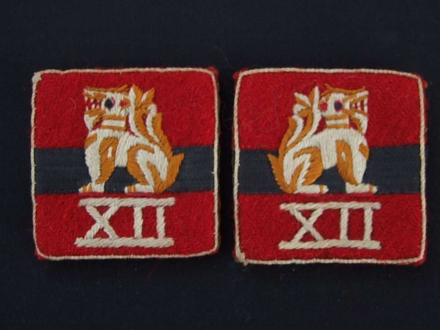 British 12th Army Uniform Formation Signs