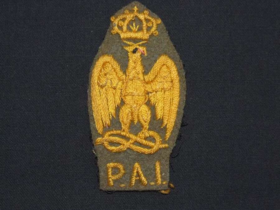 A scarce WW11 Italian African Police Badge