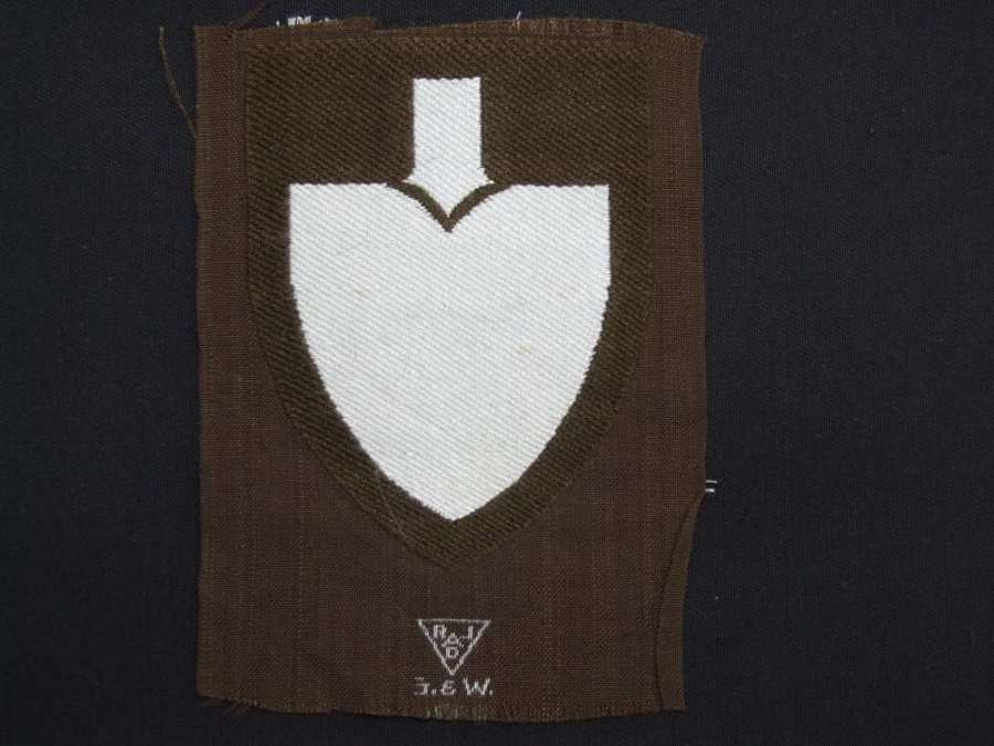 RAD Arm Shield. 1943 Pattern