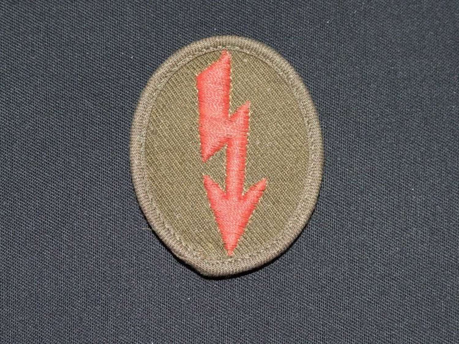 Tropical Special Services Signals Personnel  Sleeve Badge