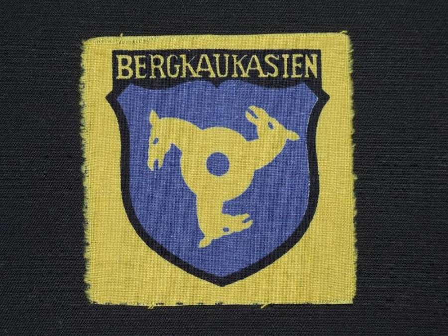 Sleeve Shield worn by volunteers in the Bergkaukasien Legion