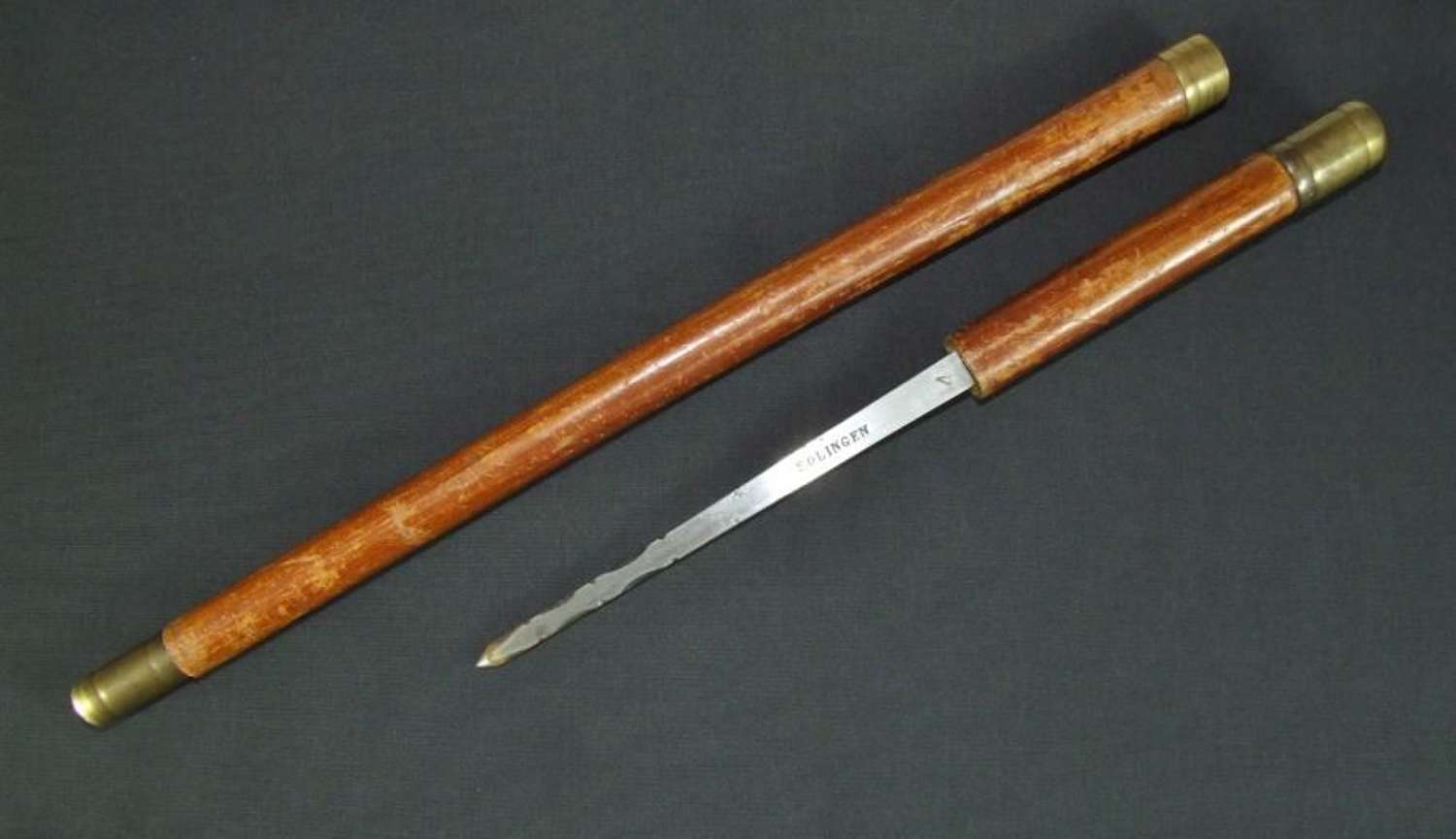 Imperial German Officer's Dagger Cane. Over 100 Years Old