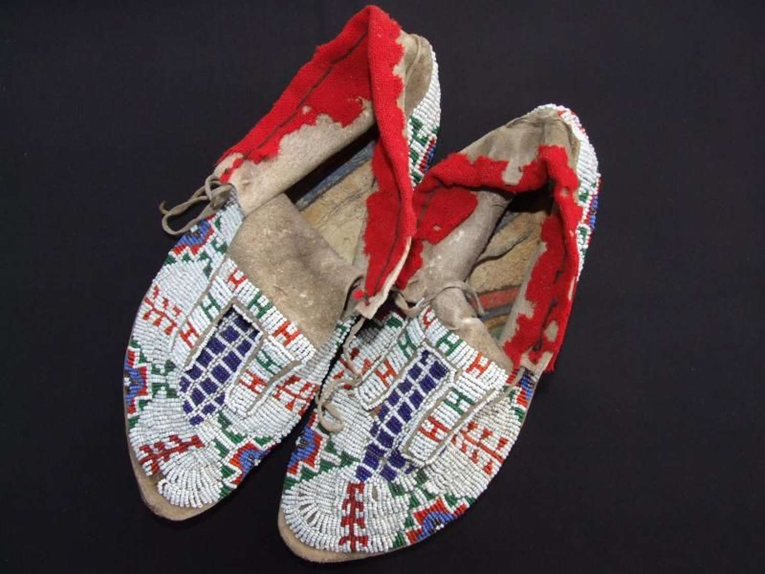 North American Sioux Indian Moccasins