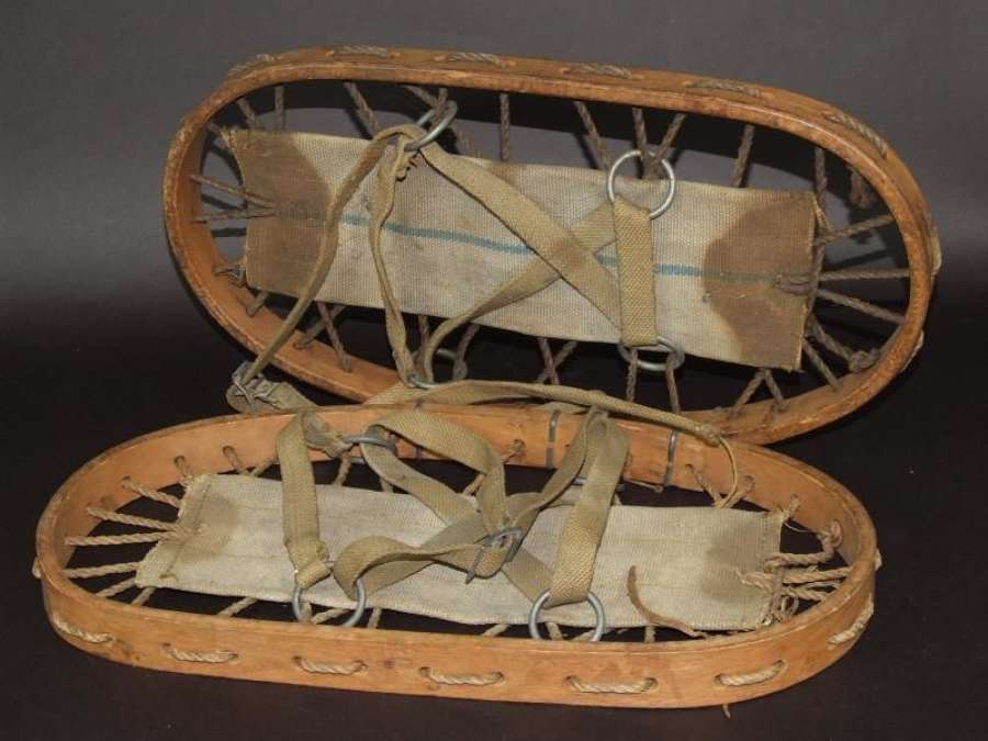 1944 Dated British Military Snow Shoes