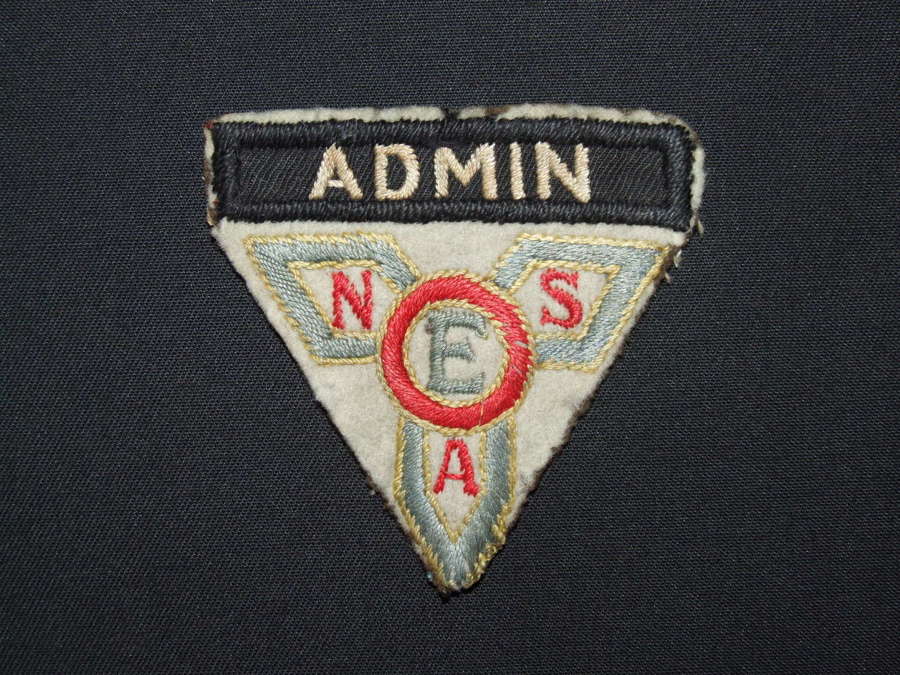 WW11 ENSA Admin Sleeve Badge