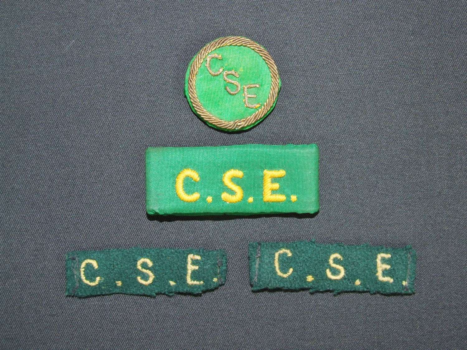 Combined Services Entertainment Insignia Set