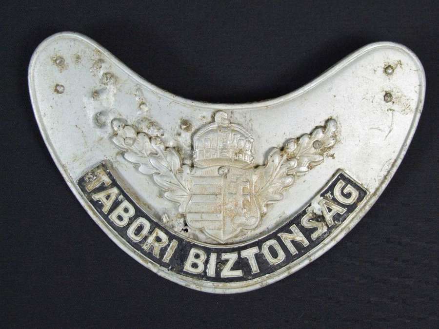 Hungarian Field Police Gorget