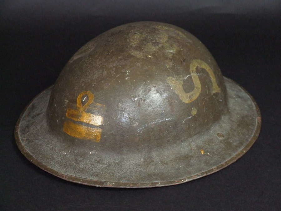 WW1 Royal Naval Division British Brodie Helmet