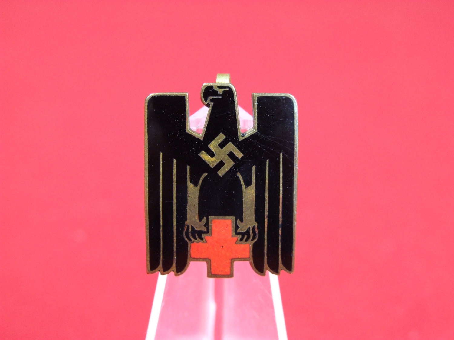 Deutsches Rotes Kreuz (German Red Cross) Visor Cap Insignia