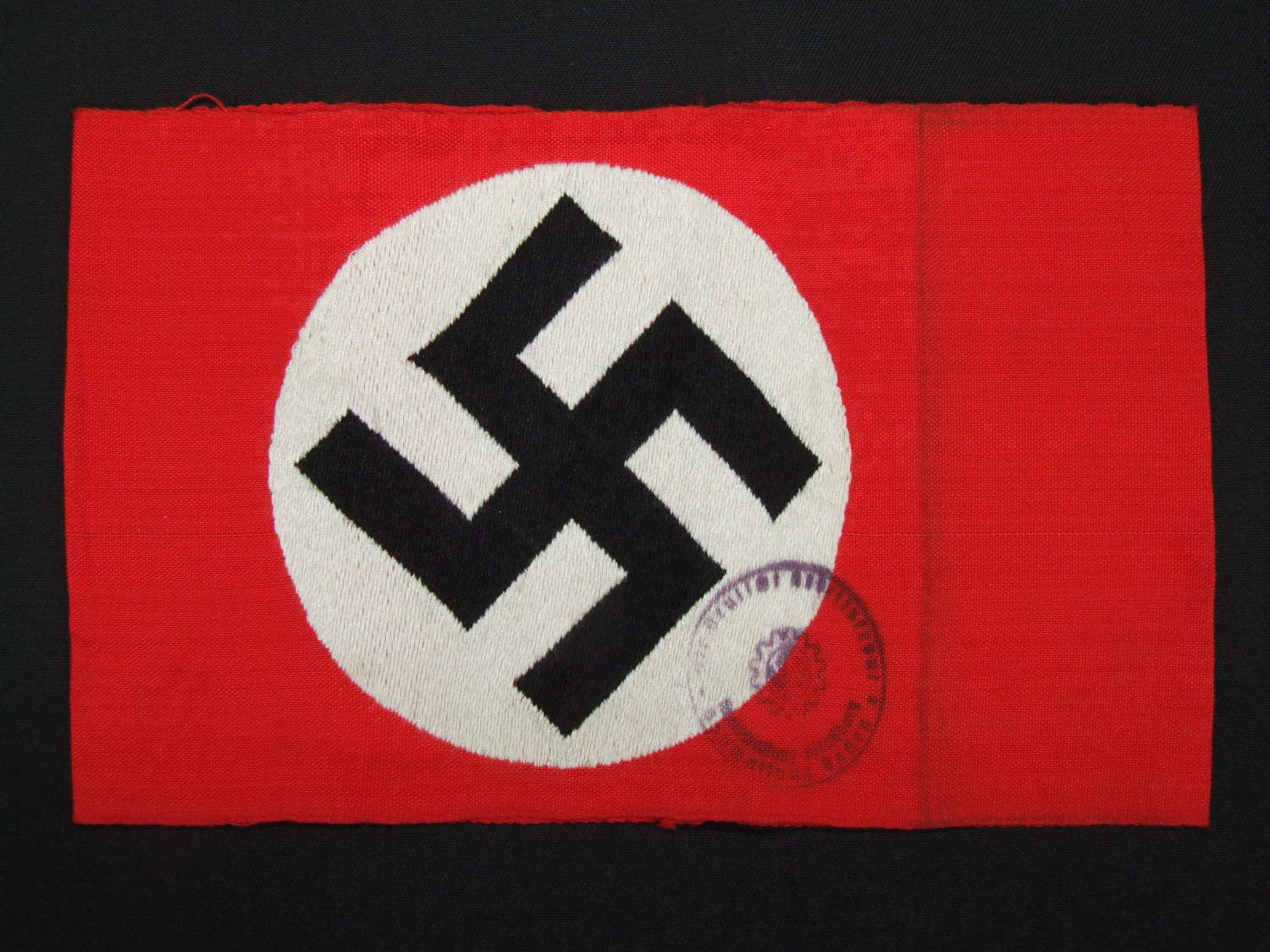 NSDAP Armband. DAF Stamped