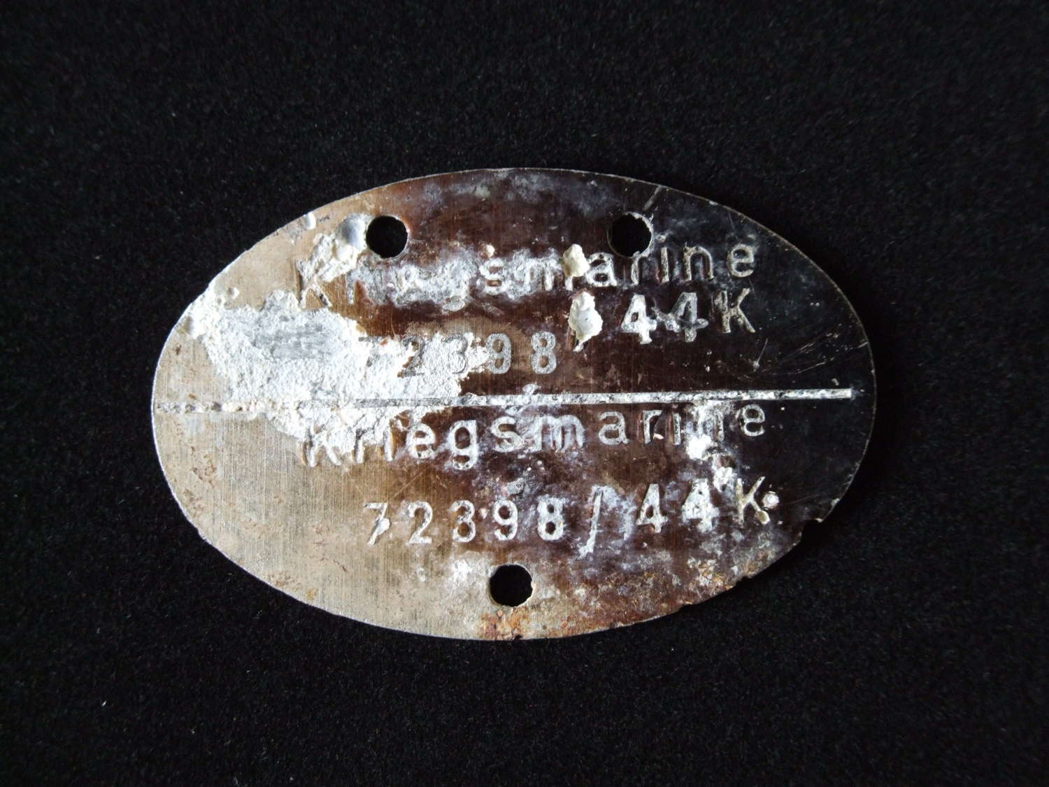 Kriegsmarine Coastal personnel Identity Disc