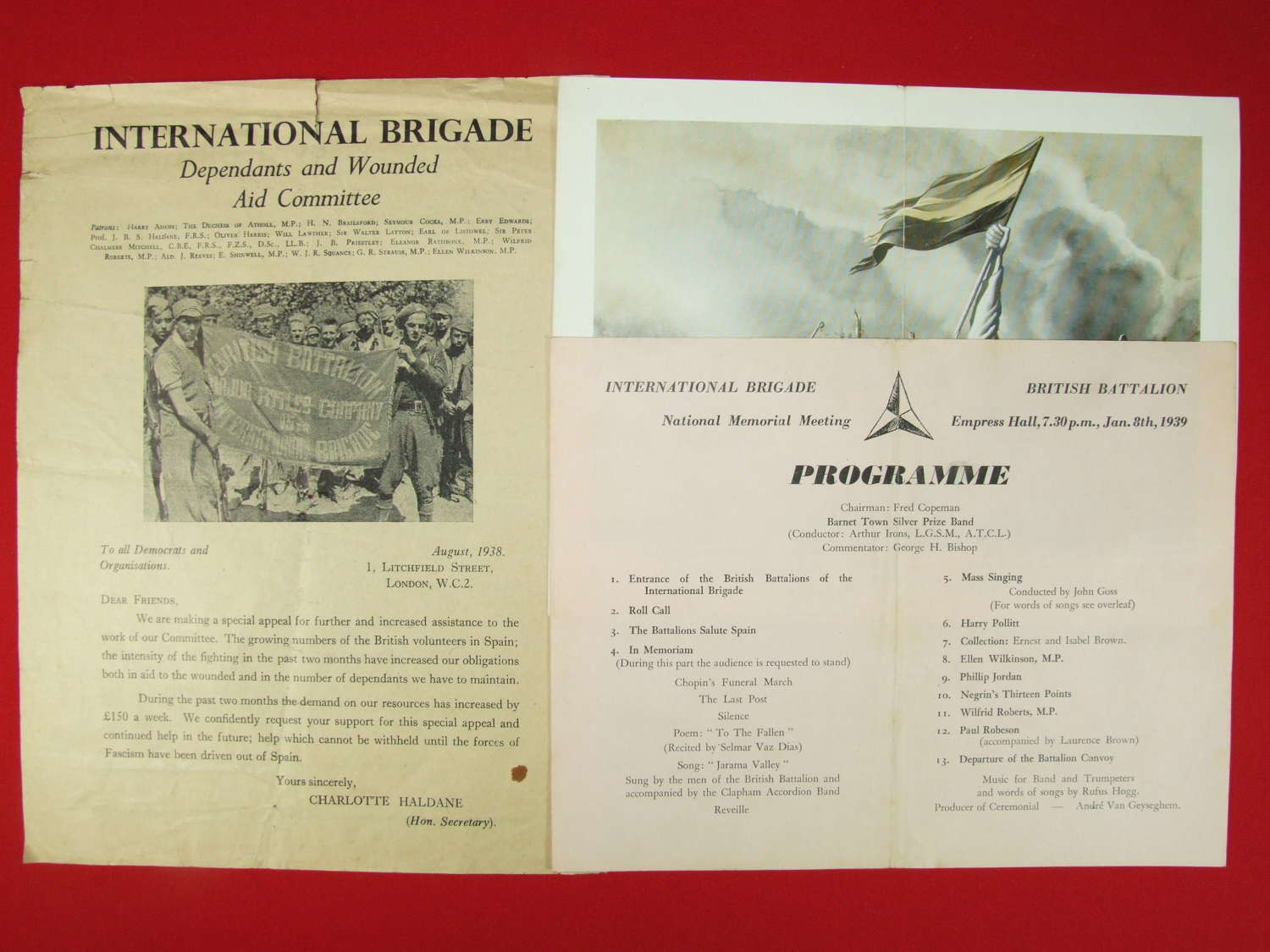 Three Documents Relating to the British International Brigade