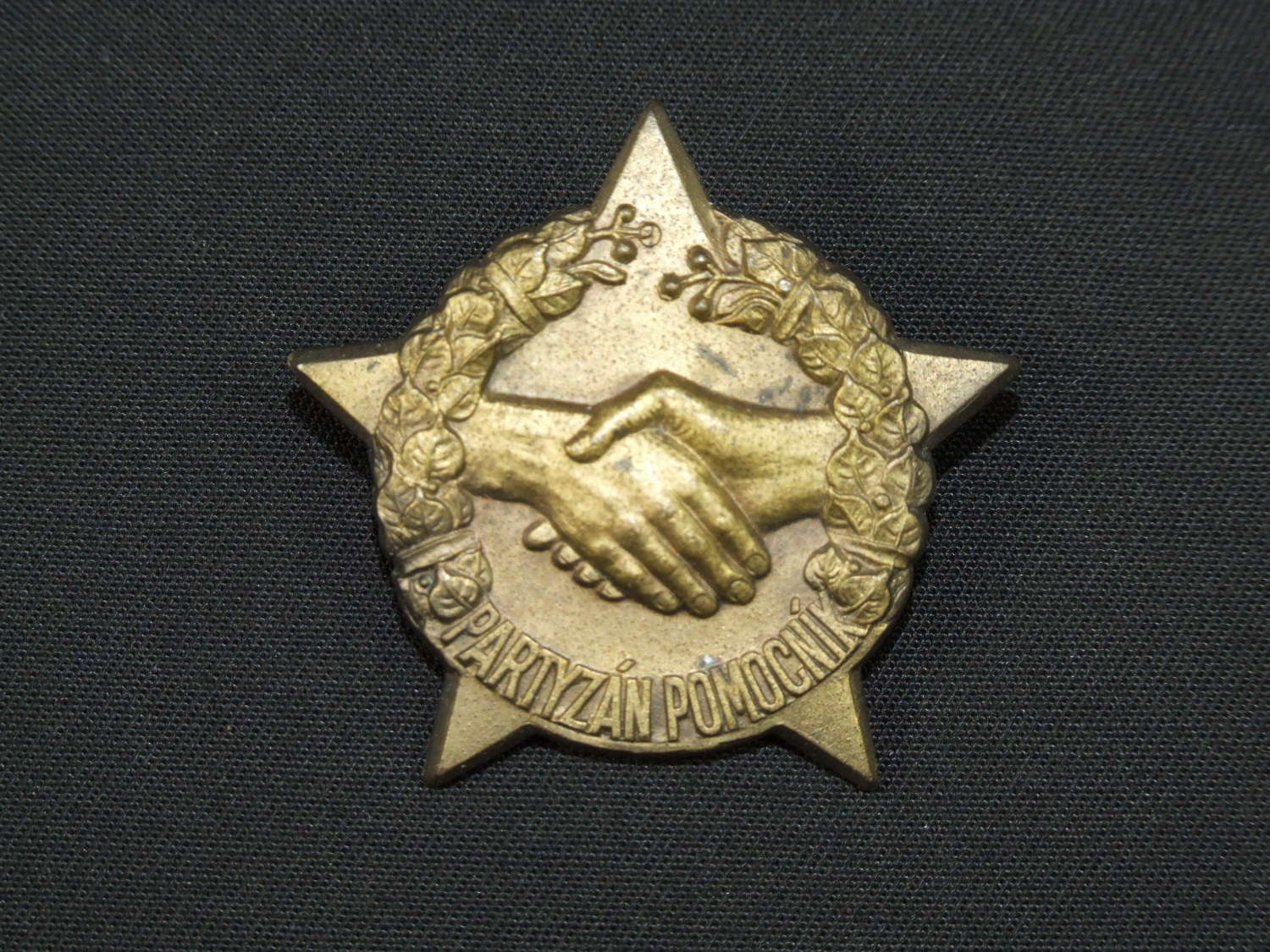 Czechoslovak Partisan helper Badge