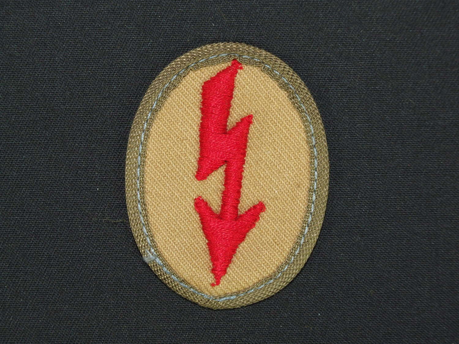 Wehrmacht Artillery Signal Personnel Tropical Sleeve Insignia