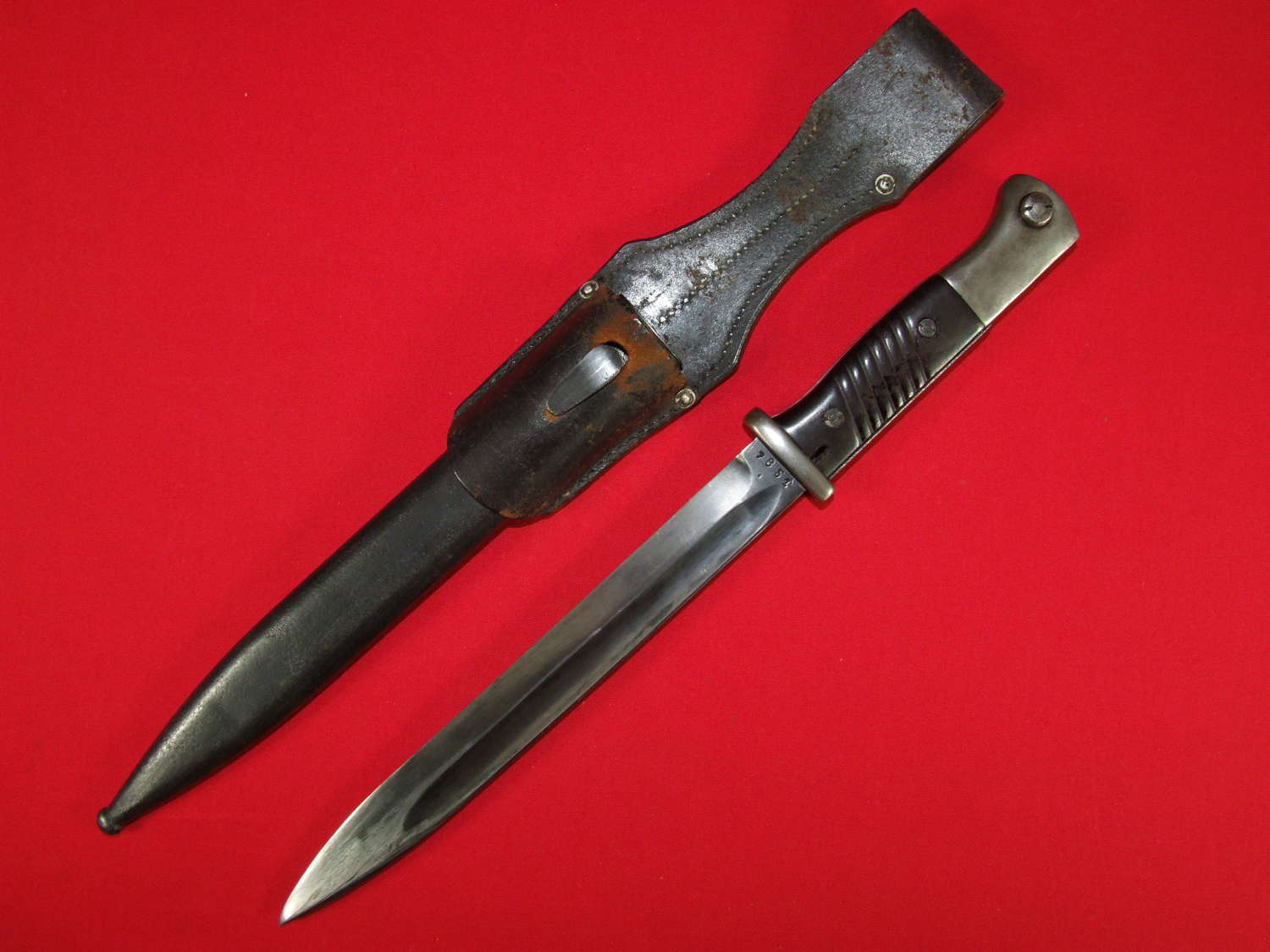 S84/98 Fully Matching Bayonet & Frog. Waffen SS / Police