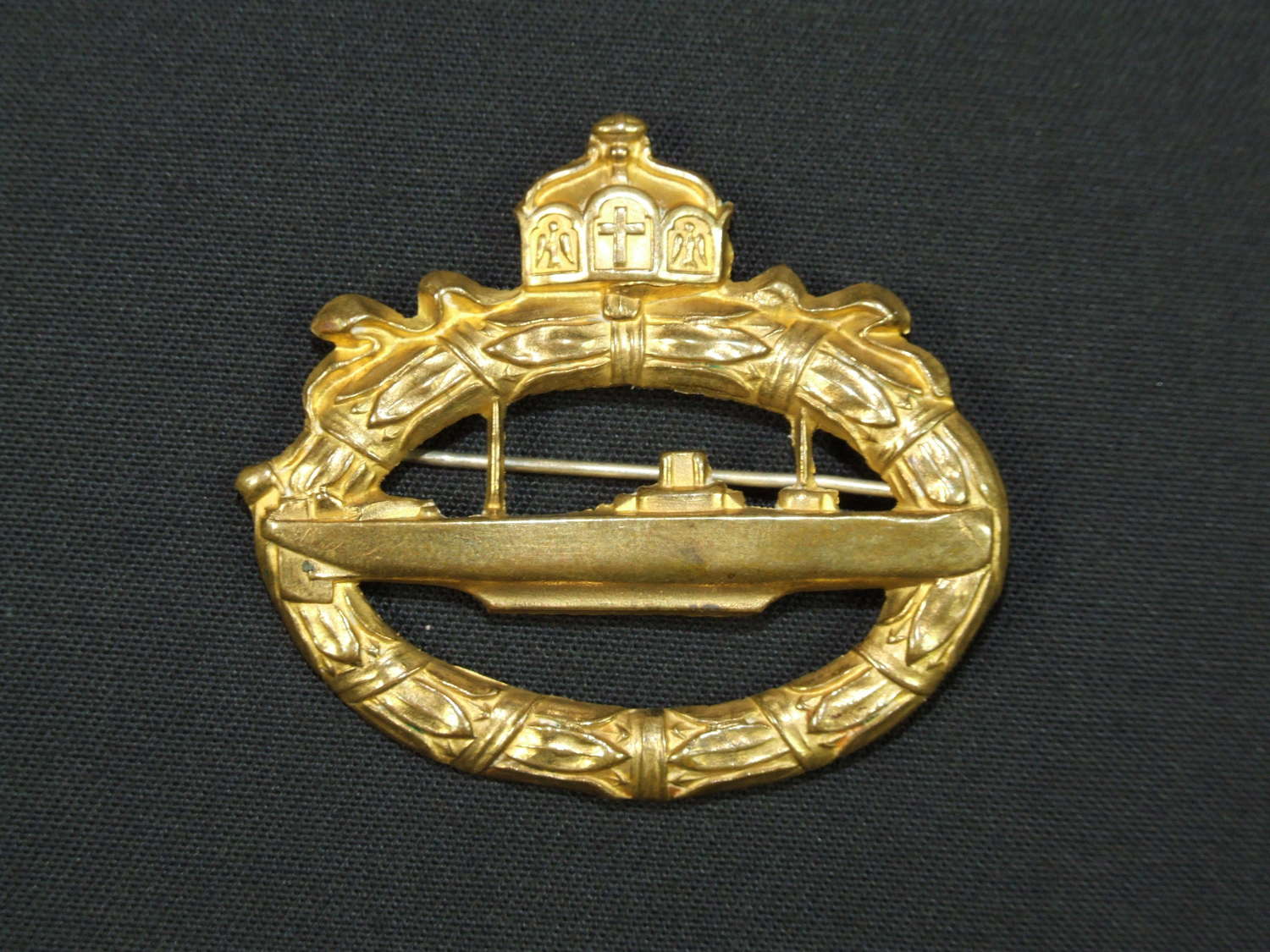 1920s - 30s Produced Kaiserliche Marine U Boat Badge by AWS