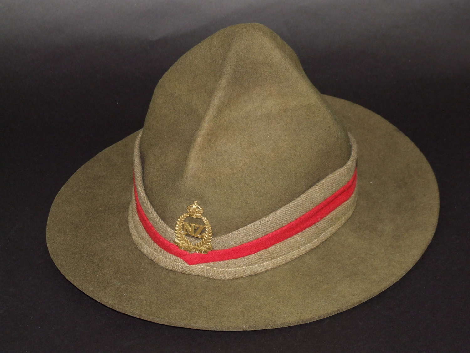 WW2 New Zealand Lemon Squeezer Hat - Infantry
