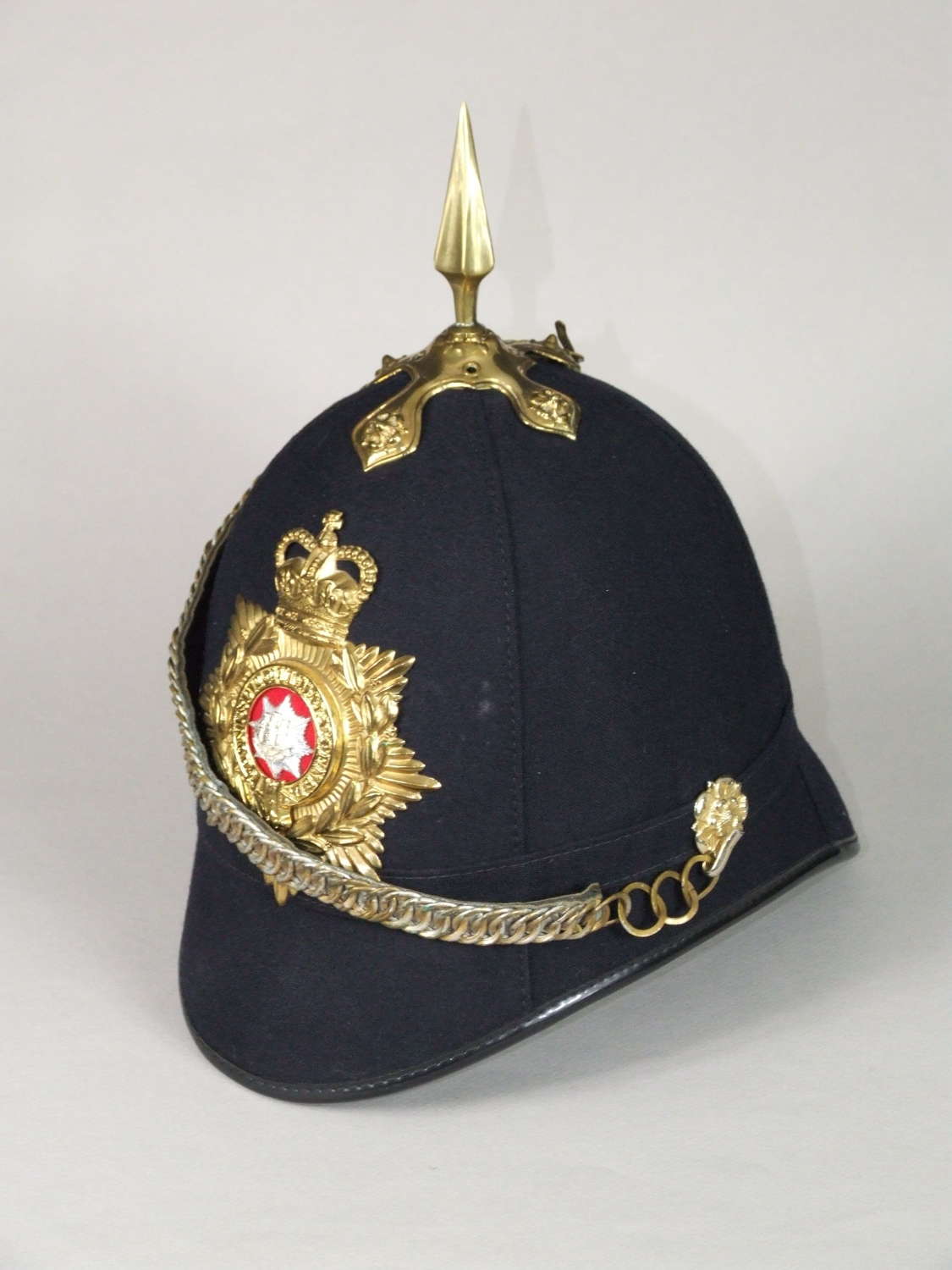 Elizabeth 11 Royal Anglian Regiment Corps of Drums Helmet