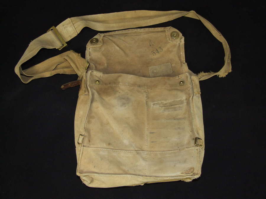 WW1 British Army Gas Respirator Bag