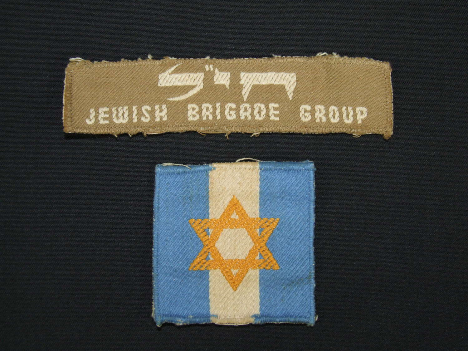 Jewish Brigade Group Formation Sign and Title