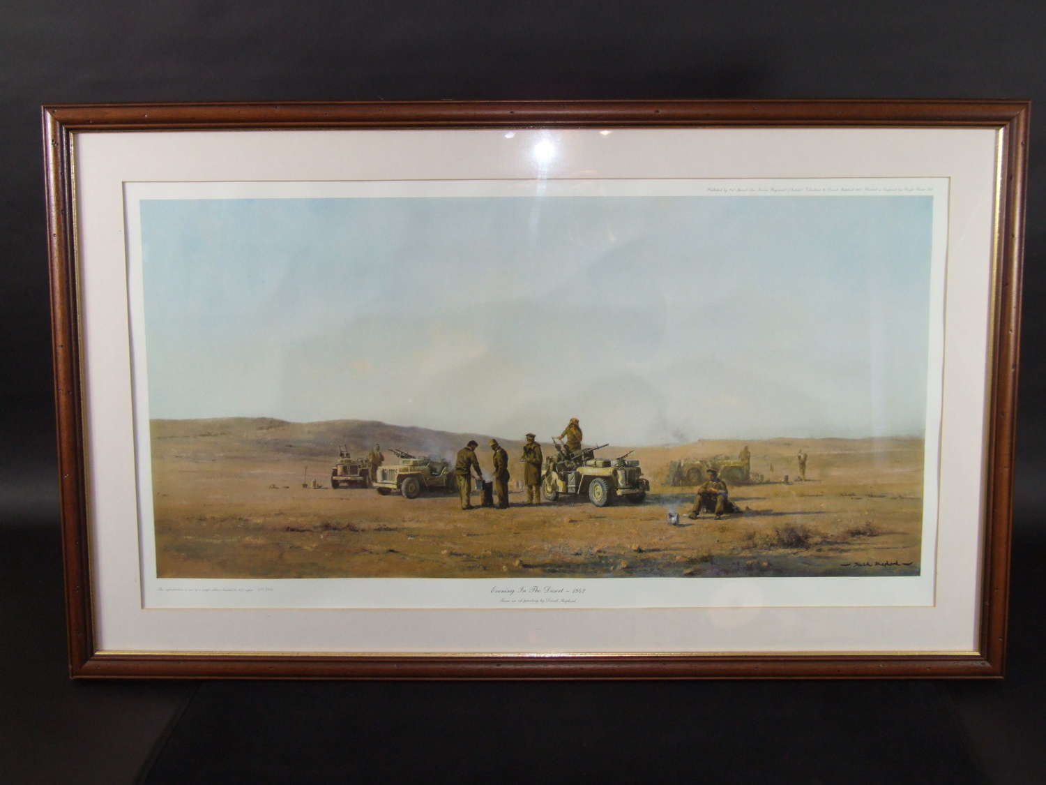 Limited Edition Print -Evening in the Desert 1942 by  David Shepherd