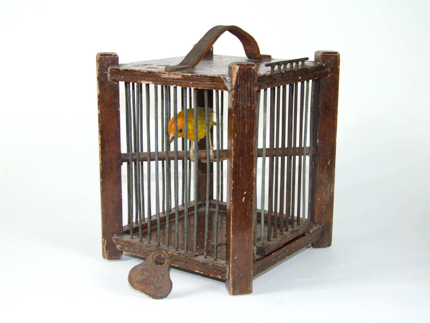 WW1 British Army Tunneller’s Bird Cage for Gas Detection