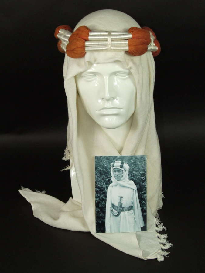 Arab Headdress with provenance to T.E.Lawrence - "Lawrence of Arabia"