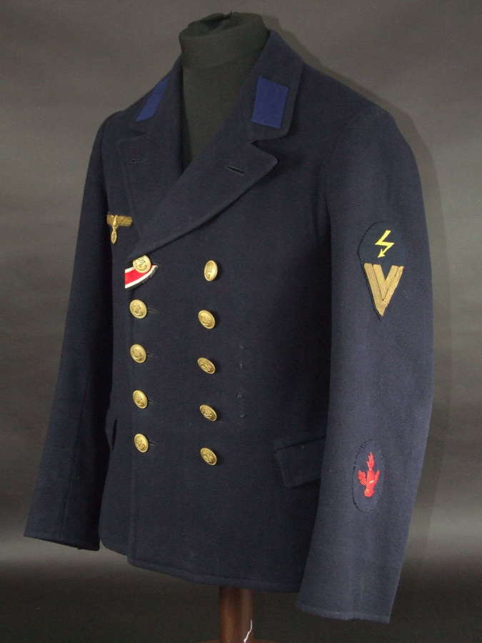 Kriegsmarine Junior NCO's Collani or Pea jacket
