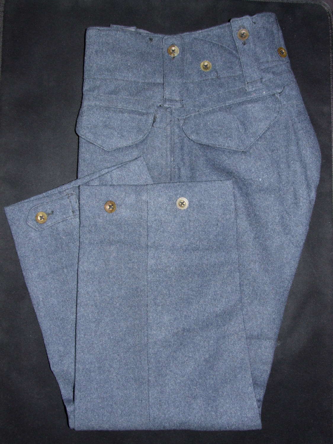 RAF Trousers Blue Grey, Aircrew. 1941 Size 0