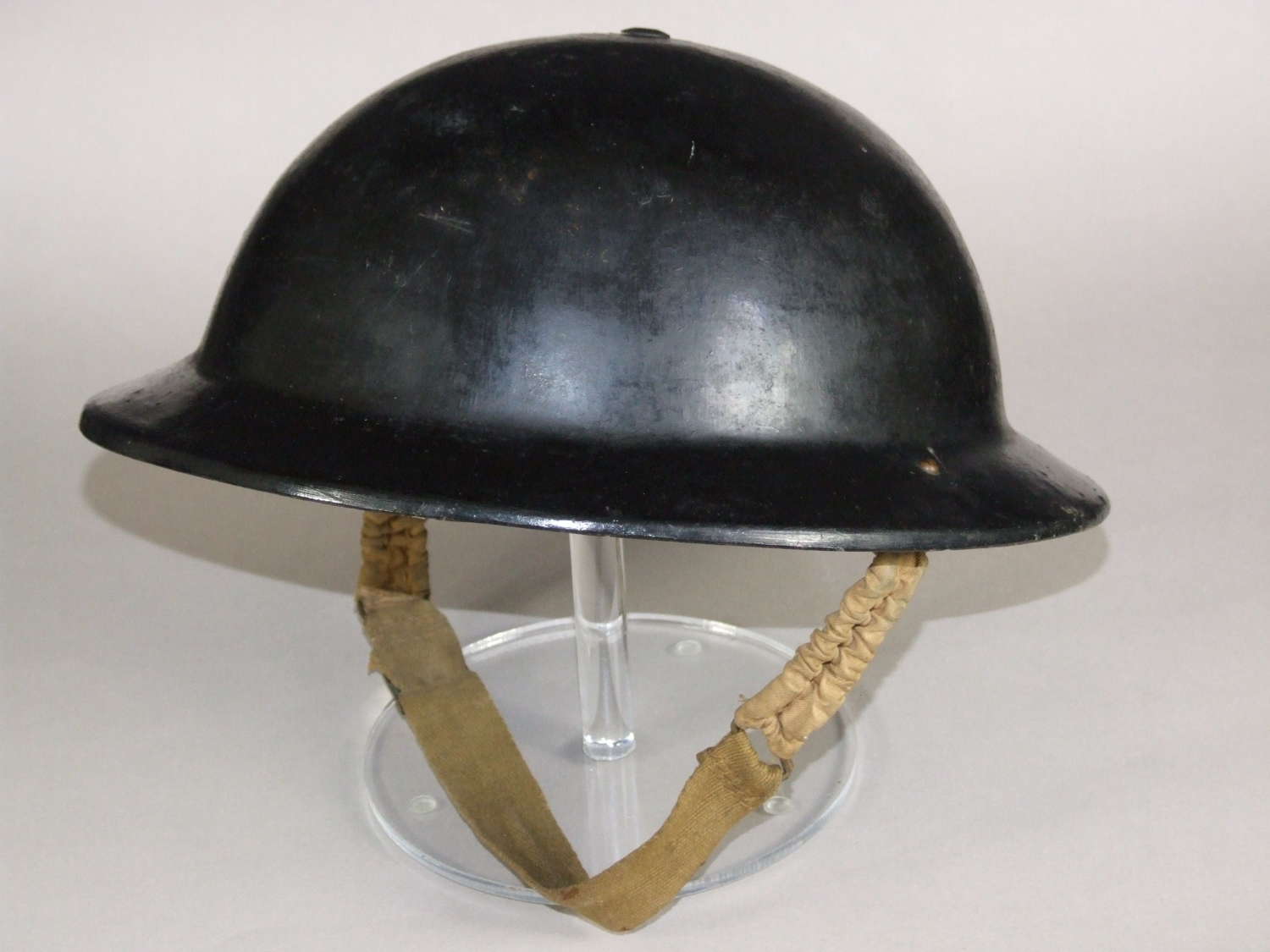 1941 Dated British Plasfort Helmet by Dunn & Co