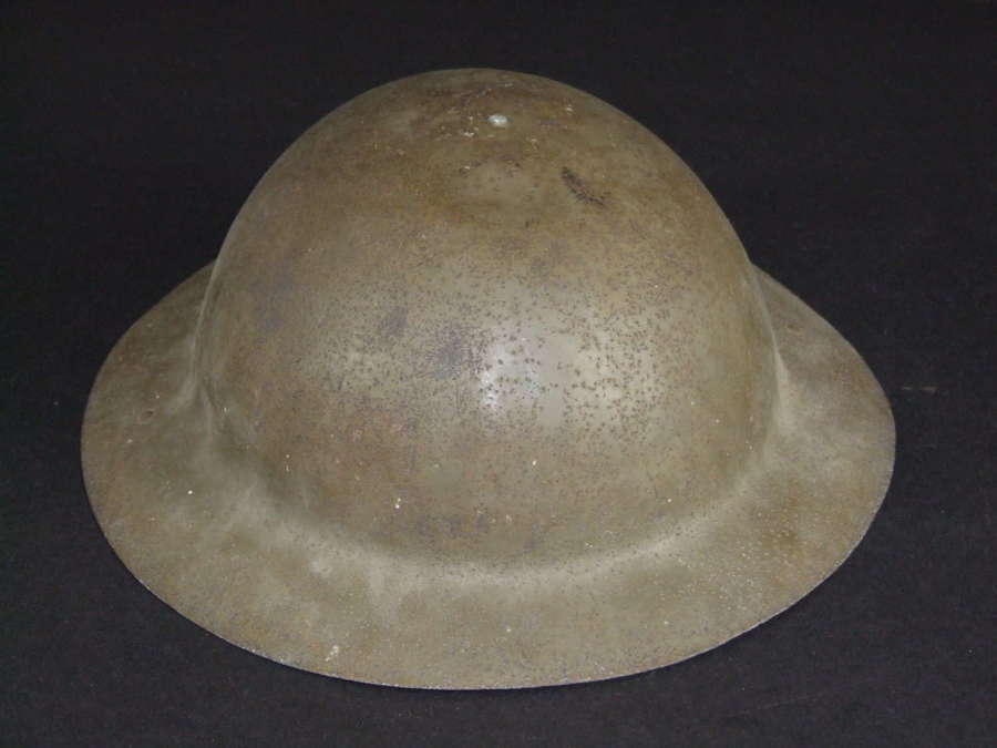 Attributed WW1 British "War Office" Pattern Helmet Hybrid & ID Discs