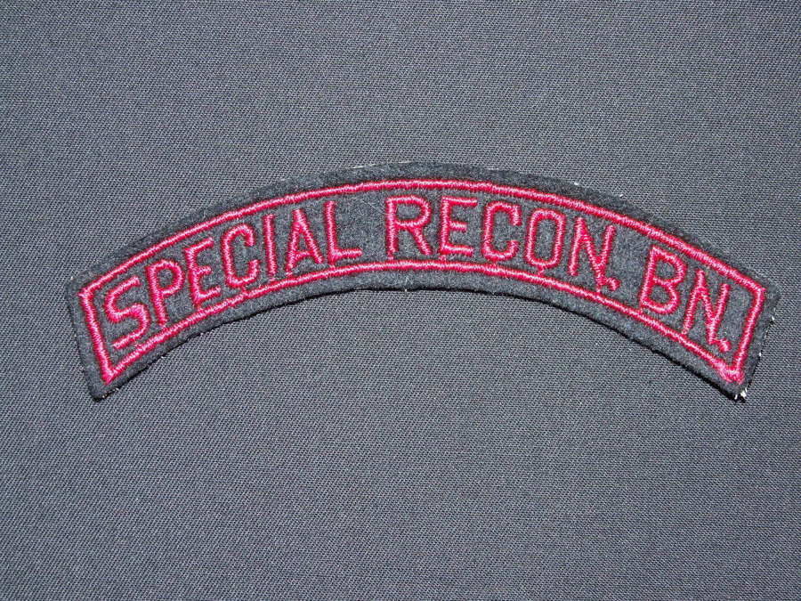 U.S. OSS Special Recon Bn. Shoulder Title