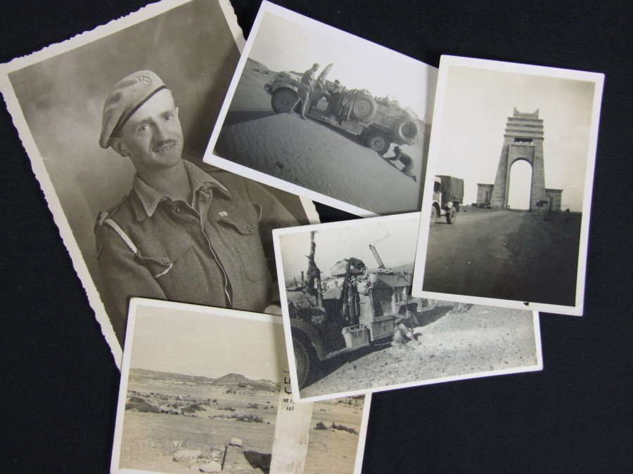 An Collection of 5 Original LRDG Photographs of Trooper A Bryant