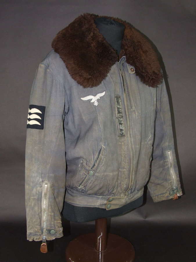 Luftwaffe "Channel" jacket in Blue/Grey Cloth