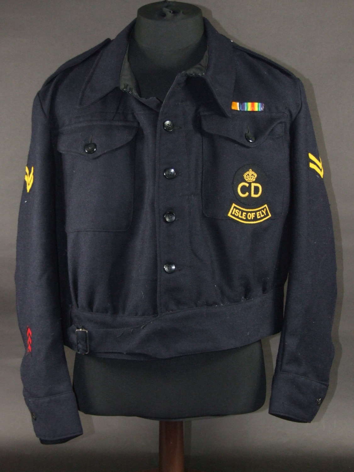Civil Defence Warden Blouse. Isle of Ely 1942, 42-44