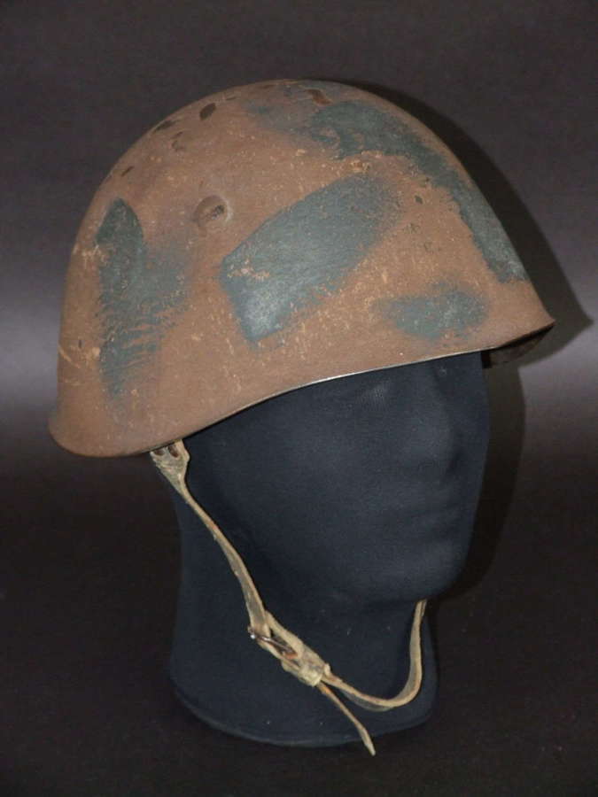 WW2 Italian Camouflaged Helmet