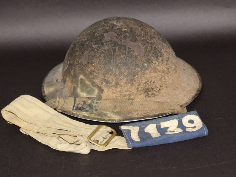 1939 Mk11 Brodie Helmet with Heavy Camouflage