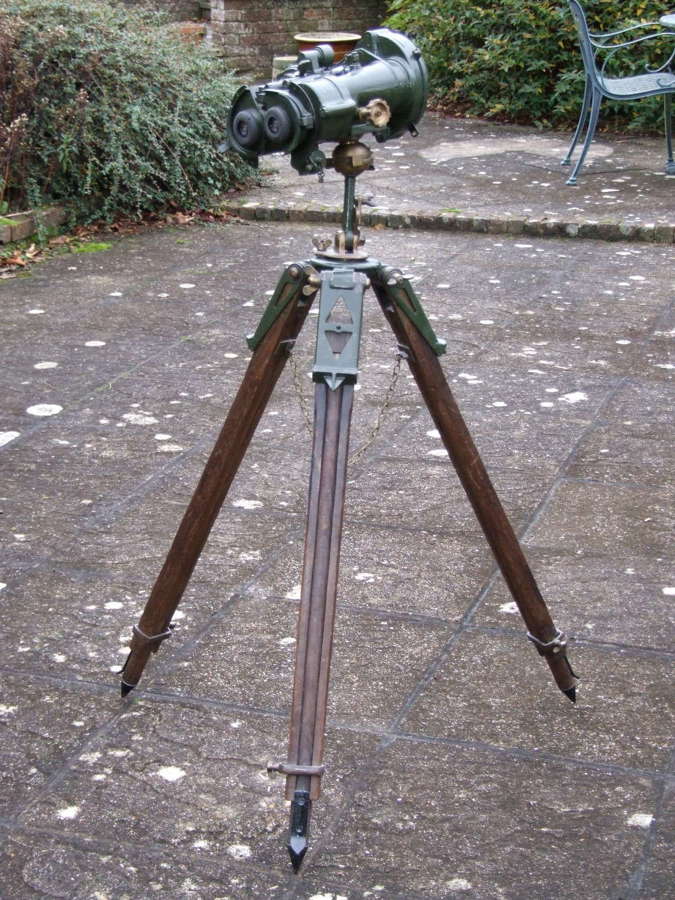 WW11 7x50 Ross Binocular Gunsight with Tripod