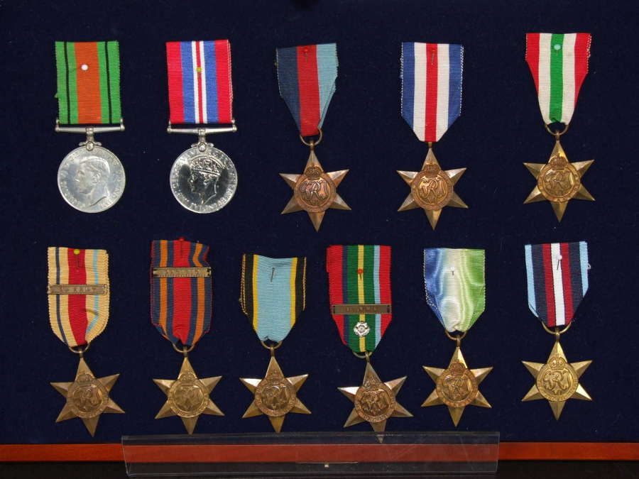 A Collection of WW2 Campaign Medals including Air Crew Europe