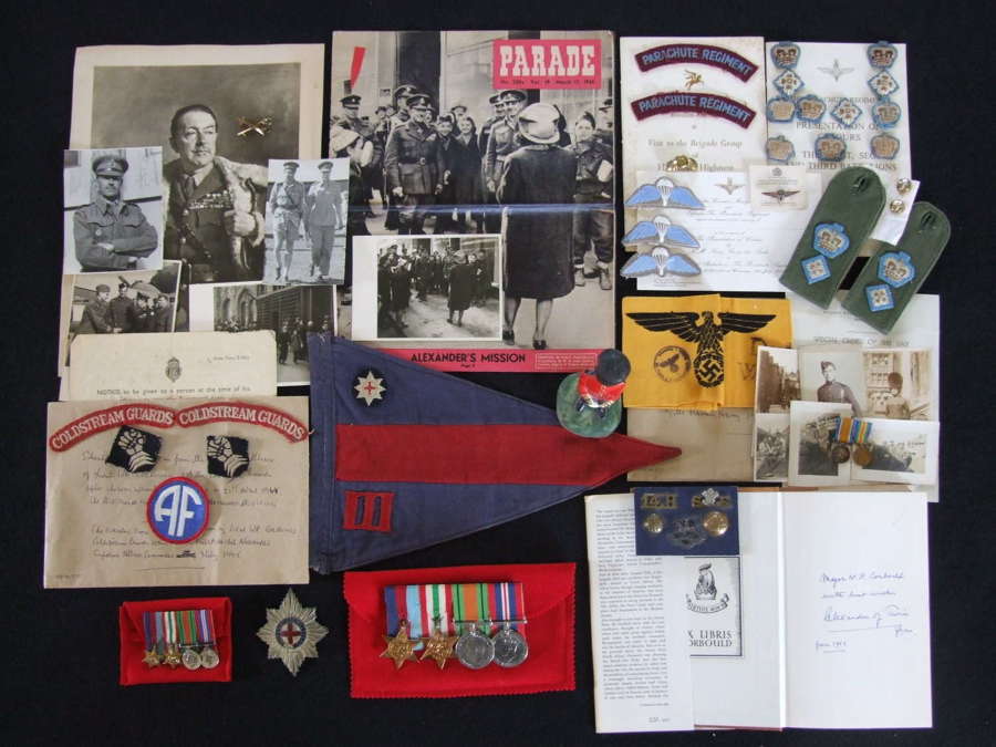 Artefacts to Lt.Corbould Aide to Gen Alexander & Monte Cassino Vet.