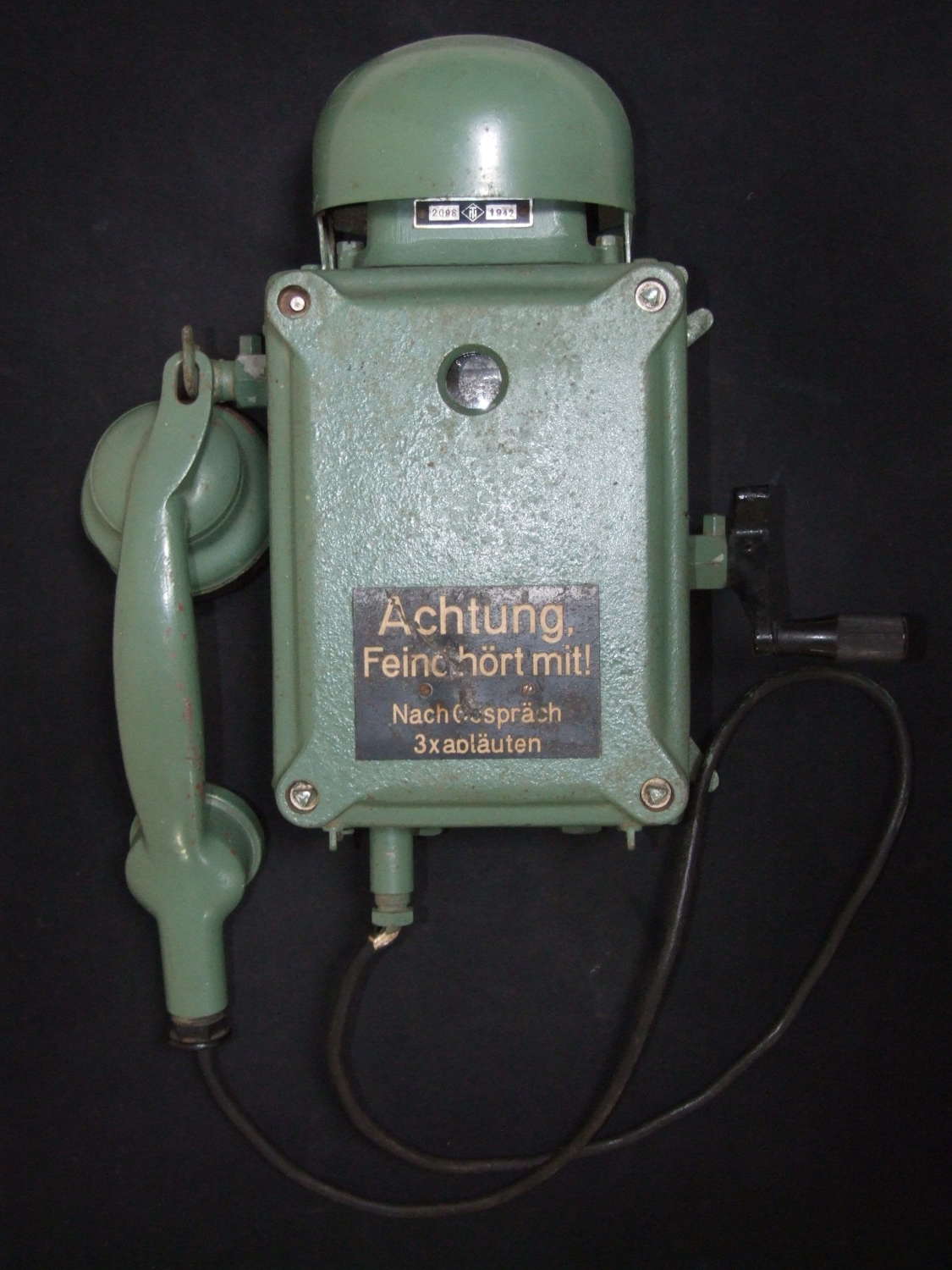German M35/38 Bunker Telephone