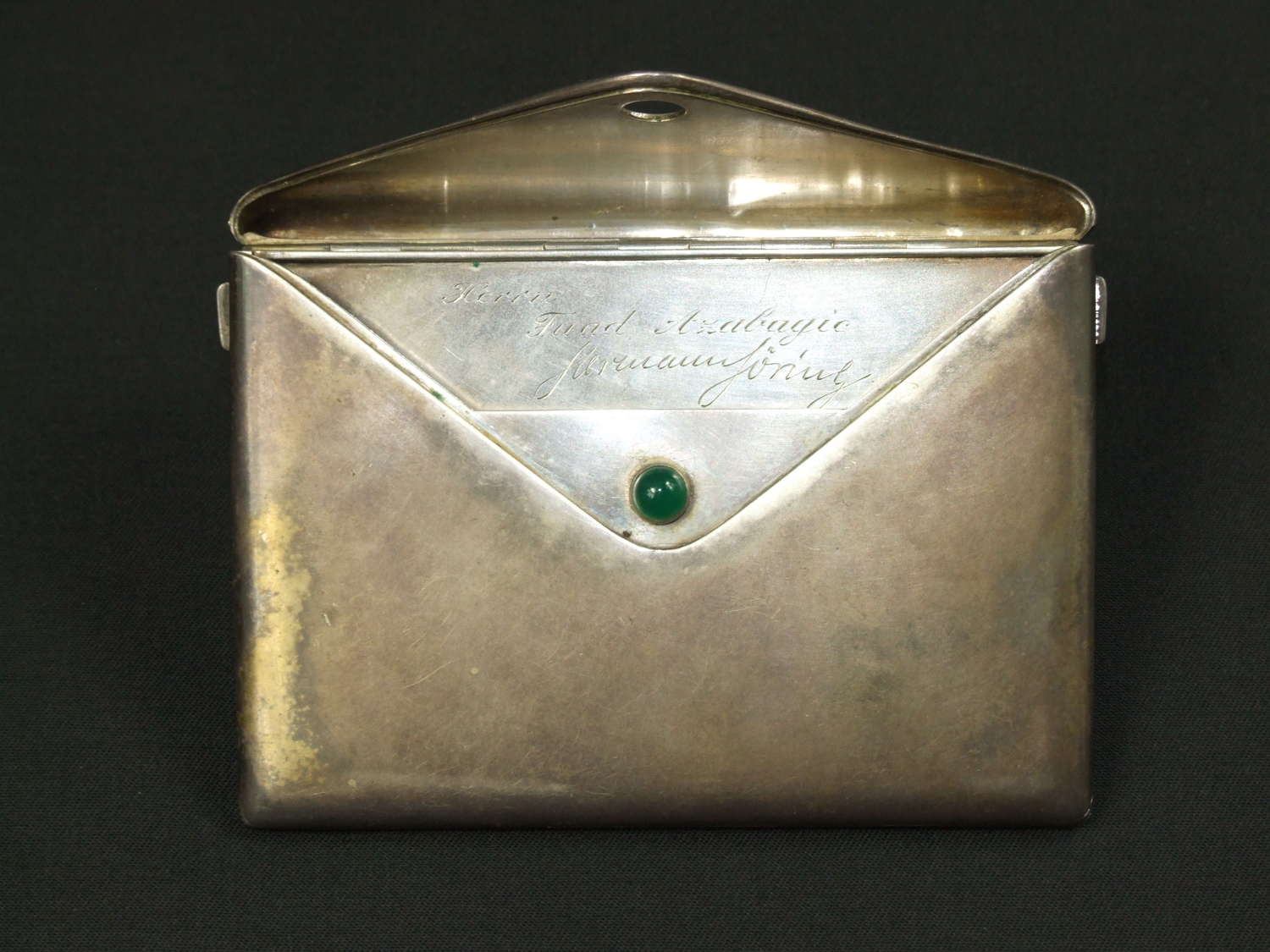 Silver Cigarette Case Presented By Hermann Goring in 1938