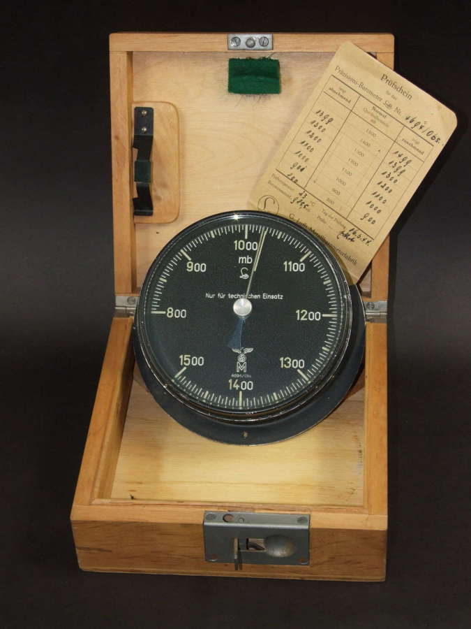Kriegsmarine Barometer Used in U Boats Only