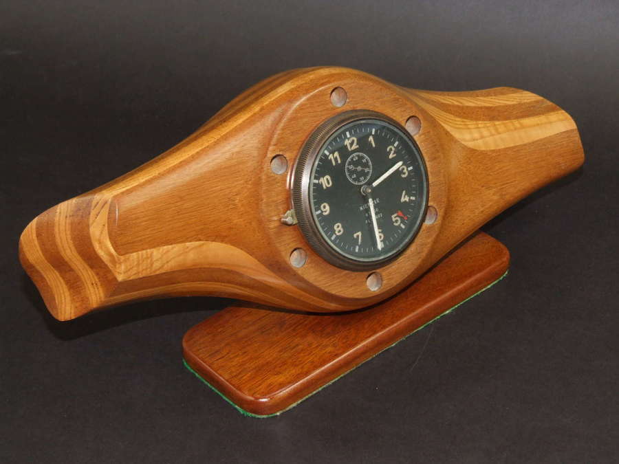 Early Luftwaffe Kienzle Clock Mounted in a Propellor Boss