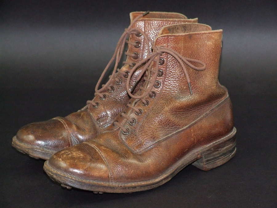 WW1 British Army Commercial Pattern B2 Boots. 1915/16