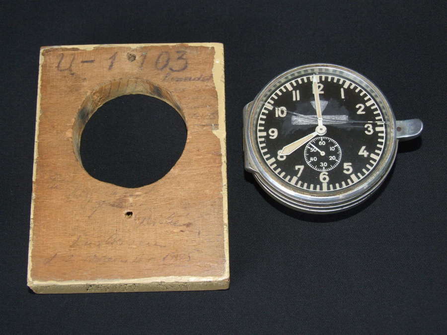 Kriegsmarine Clock From U-1103. Operation Deadlight