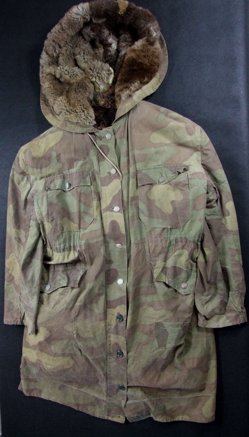 Waffen SS Italian Camouflage Material Winter Parka